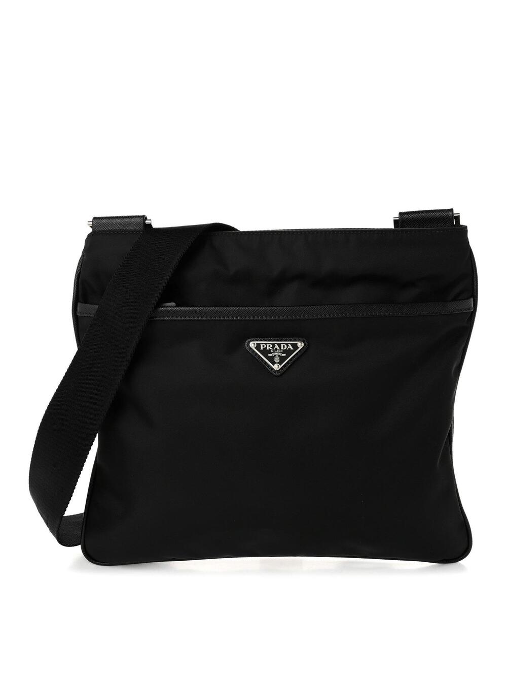 Prada Nylon Vela Flat Messenger Bag #323694P49B